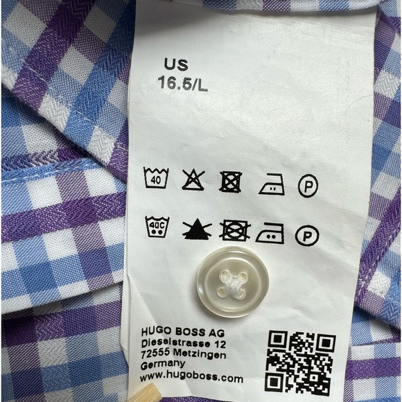 Boss Men's Long Sleeve
Casual Button Down Plaid Shirt Business Casual Office - Picture 6 of 7